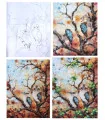 Regeneration Kookaburra progression -Artist Kristy-Ann