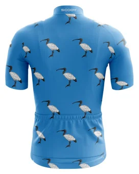 Bin Chicken on Blue Cycle Jersey - Men