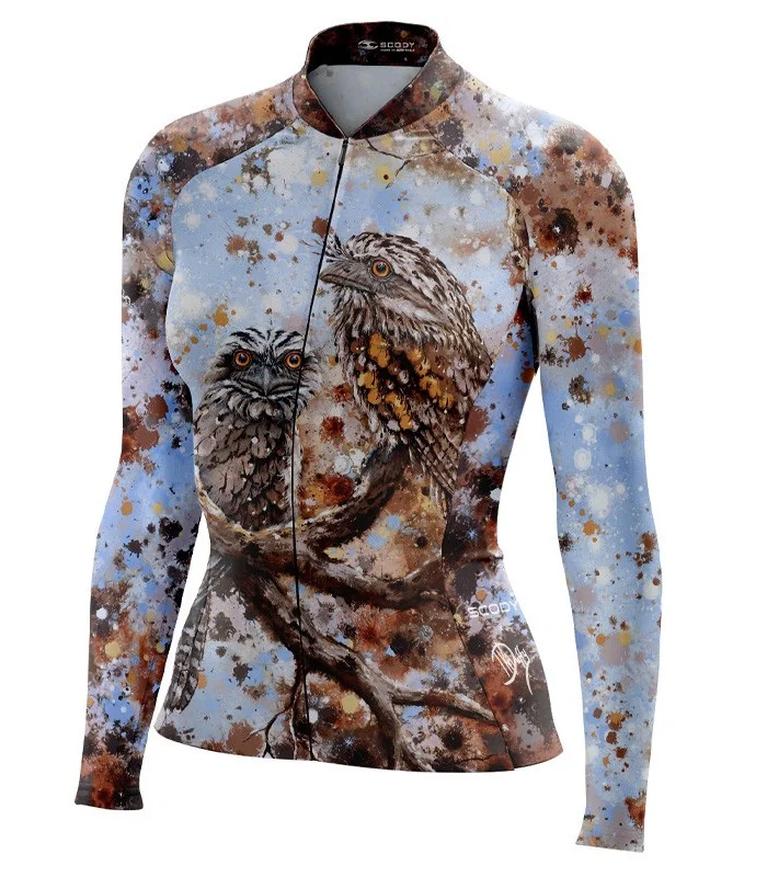Choose Sleeve Performance Cycle Jersey - Tawny Frogmouth, Women
