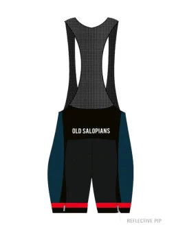 Old Salopians Men's Performance Training Cycle Bib and Brace