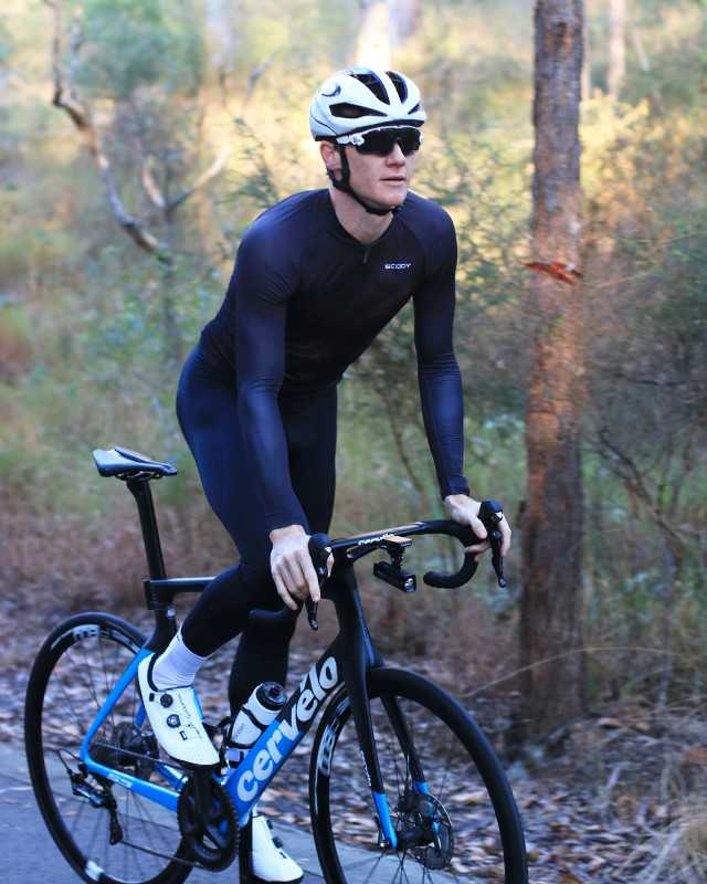 Optimise Long Sleeve Cycle Jersey Men - Midnight Ink