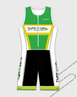 TUFF 'N' UP Triathlon Squad Men's Performance Triathlon Suit | Triathlon Gear