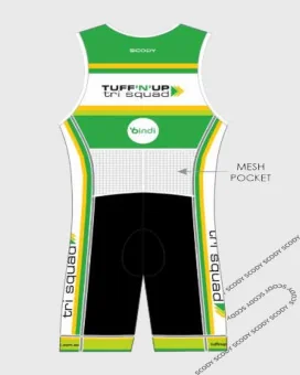 TUFF 'N' UP Triathlon Squad Women's Performance Triathlon Suit | Triathlon Gear