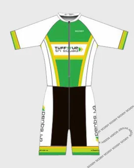 TUFF 'N' UP Triathlon Squad Men's Optimise A.I.R. Sleeved Triathlon Suit | Triathlon Gear