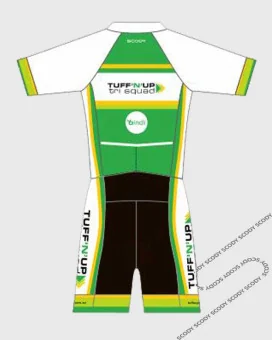TUFF 'N' UP Triathlon Squad Men's Optimise A.I.R. Sleeved Triathlon Suit | Triathlon Gear