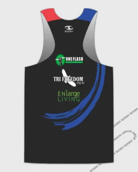 Tri Freedom Men's Running Singlet | Active Wear