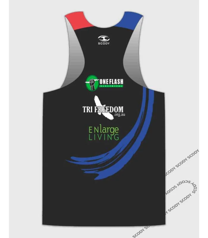 Tri Freedom Men's Running Singlet | Active Wear
