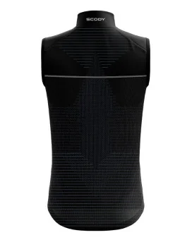 Black Cycle Wind Vest - Lightweight | Men Cycling Clothing
