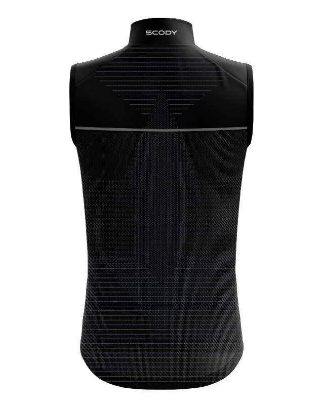 Black Cycle Wind Vest - Lightweight | Men Cycling Clothing