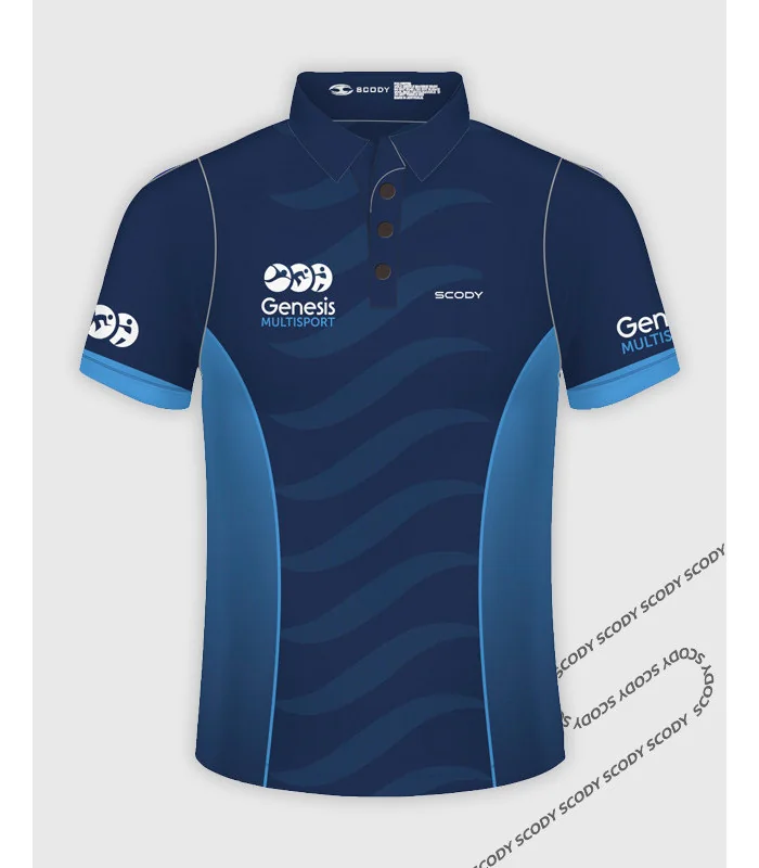 Genesis Sport & Aquatics Men's Polo Shirt | Active Wear | Running Gear