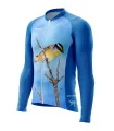 Australian Artist Cycle Jersey featuring a bright Pardalote perched on a branch against the blue Australian sky | Cycling Gear