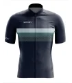 Navy Cycle Jersey with bands of Ocean Green across chest | Cycling Gear |cycle Jersey