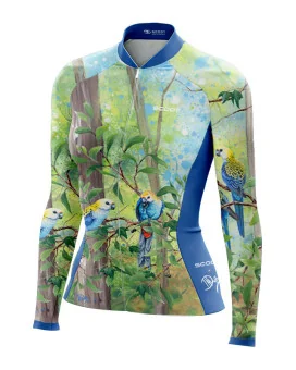 Choose Sleeve Performance Cycle Jersey - Pale Headed Rosella, Women