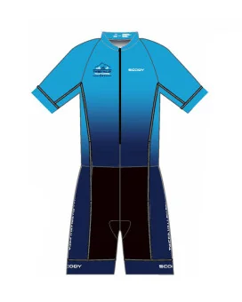 Tweed Valley Triathletes Men's Performance Sleeved Triathlon Suit, UPF50+
