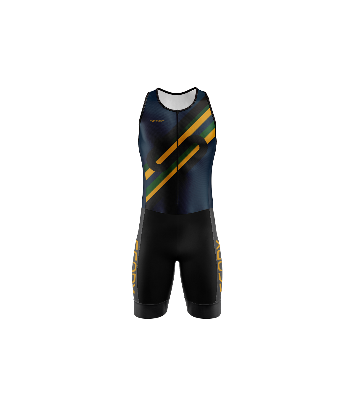 Sleeveless Men's Triathlon Suit Full Size Range Flexible Payment