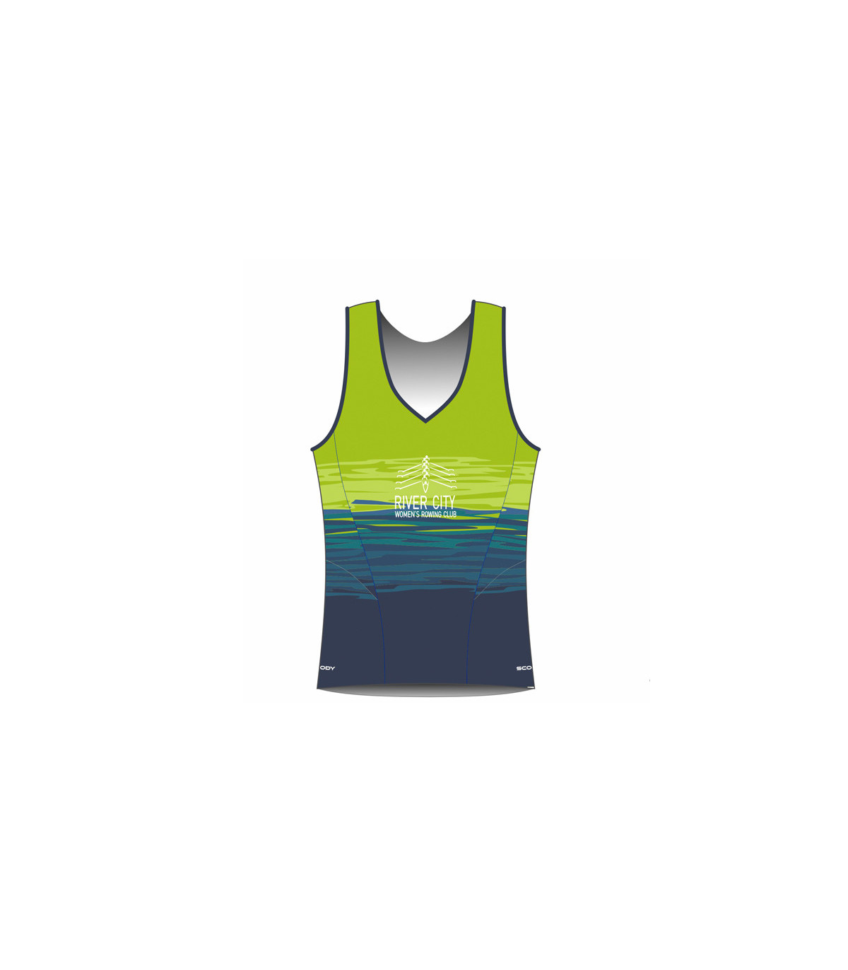 River City Rowing Training Singlet, Women Rowing Gear Made to Order