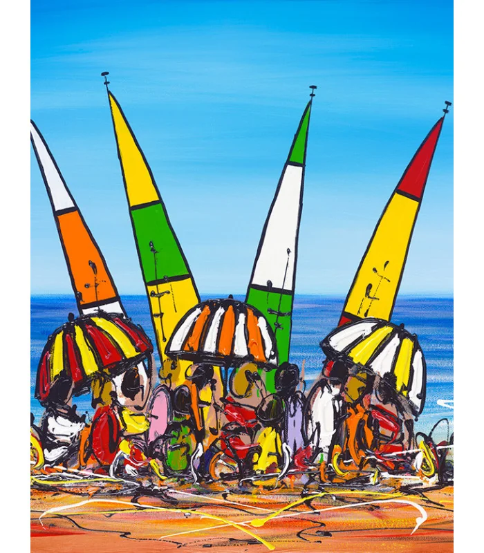 Close up of Beach Party by David Hart