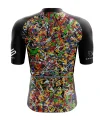 Cycle Jersey with design based on original art work 8 Black Dogs by David Hart