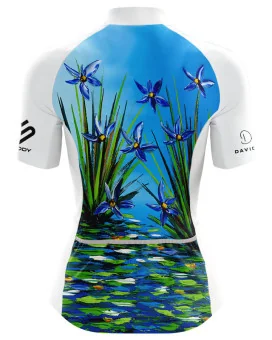 Cycle Jersey with design based on original art work Reflection  by David Hart | Cycling Gear