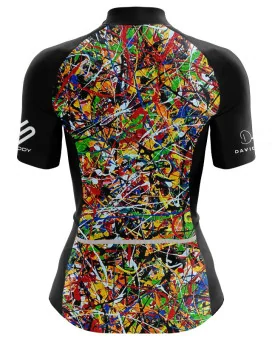 Cycle Jersey with design based on original art work 8 Black Dogs by David Hart | Cycling Gear