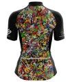 Cycle Jersey with design based on original art work 8 Black Dogs by David Hart | Cycling Gear