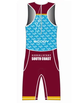 South Coast School Sport Elite Men Triathlon Suit