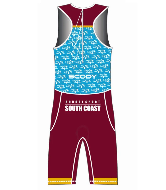 South Coast School Sport Elite Men Triathlon Suit
