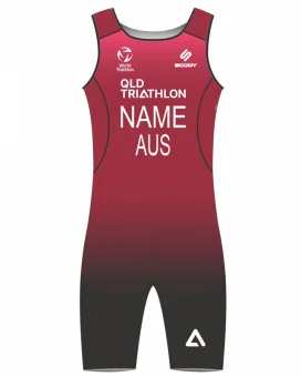 QLD Triathlon State Men's Elite Triathlon Suit | Triathlon Gear