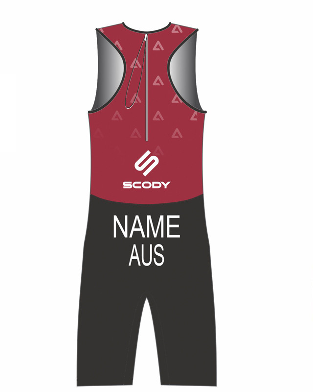 Men's Triathlon Suit, named and swim optimised Made in Australia