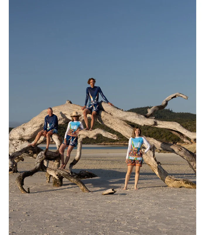 Surf Rashie, UPF50+ - Sailing Boats, Unisex