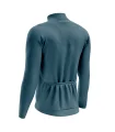 Staple Alpine Blue Men's L/S Performance Cycle Jersey | Made in Australia