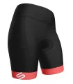 SCODY Women’s Black Cargo Cycle Shorts – Watermelon Cuff