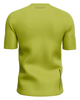Staple Lime Mountain Bike Shirt with zip pocket - Men | Mountain Biking | Commuter