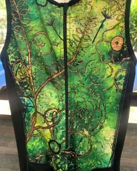 Optimised A.I.R Triathlon Suit, 3/4 zip - Floral Cluster