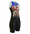 SCODY Women’s Sleeveless Tri Suit – Tangled Flowers