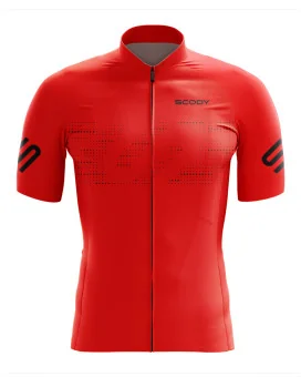 Performance Cycle Jersey Men - Staple Intense Red | Made in Australia