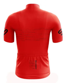 Performance Cycle Jersey Men - Staple Intense Red | Made in Australia
