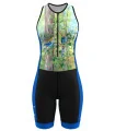 Women's Triathlon Suit – Rosella | Sleeveless Front Zip