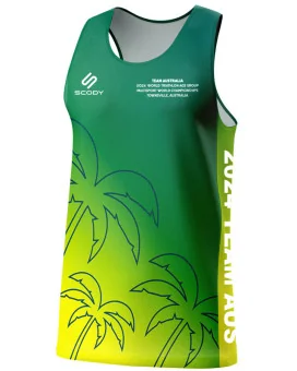 2024 World Champs Townsville Men's Sports Singlet | Running Gear | Active Wear