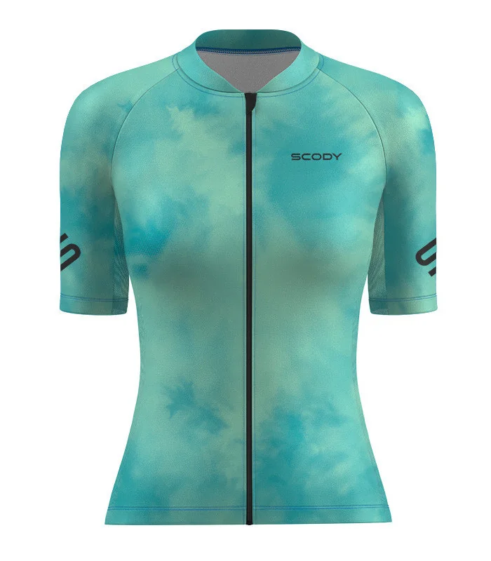 Stratus Spearmint Optimise Jersey and Pure Black Optimise Bibs, Gripper | Cycling Clothing
