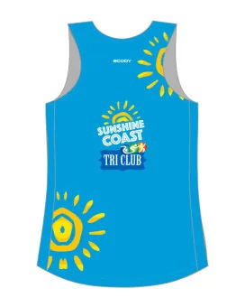 Sunshine Coast Triathlon Club Women's Run Singlet | Women's Active Wear | Running Gear | Active Wear