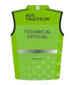 AusTri Technical Official Vest, Zip Pockets, Visibility Strip