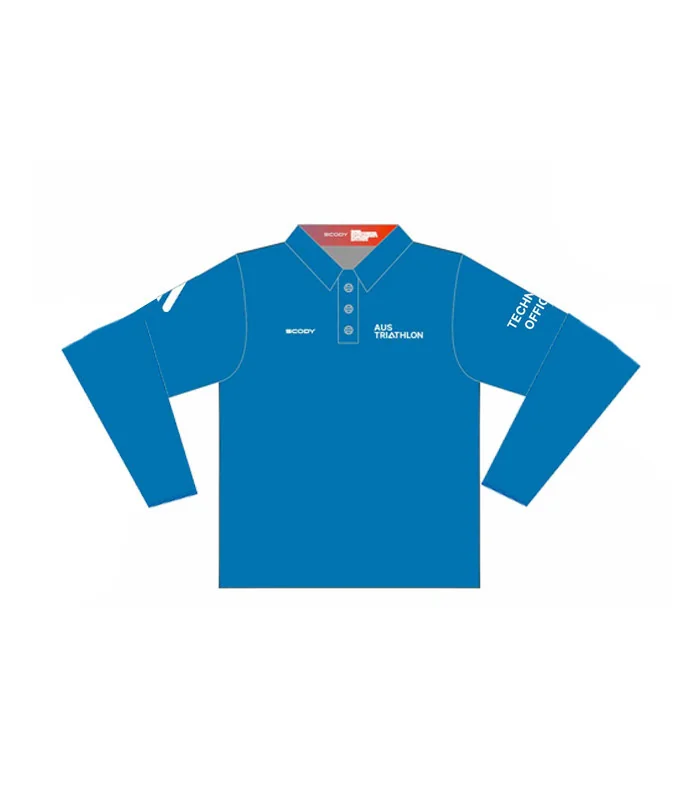 AusTri Technical Official Men's L/S Polo Shirt