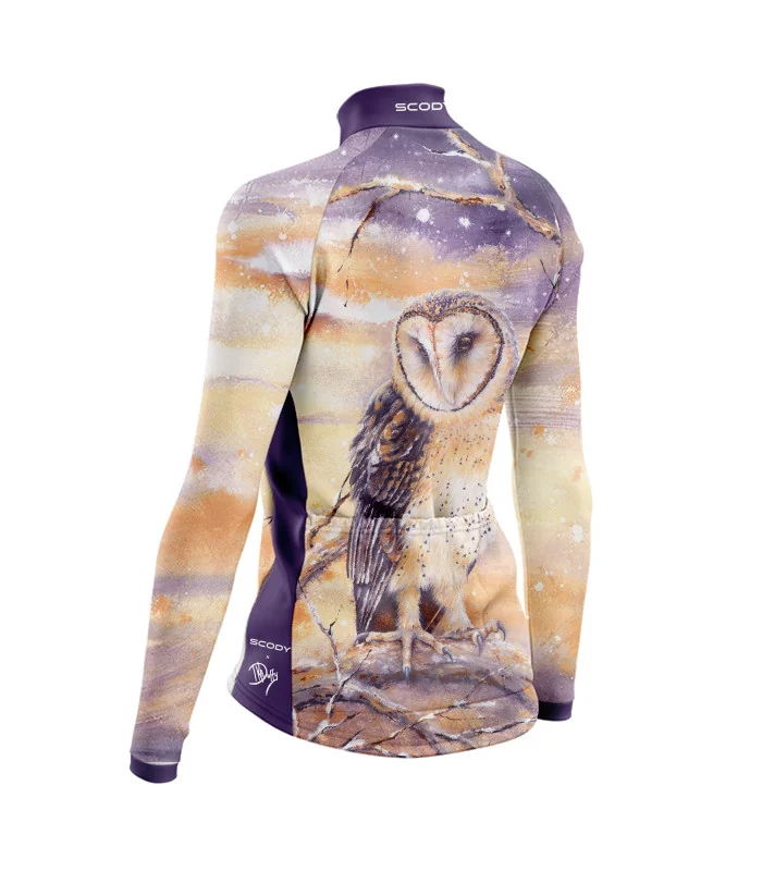 Australian Artist Cycle Jersey featuring a Monty Owl | Cycling Gear