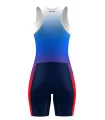 Women's Rowing Zoot Suit - Blue/Red