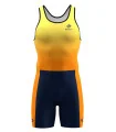 Men’s Rowing Zoot Suit Yellow/Orange – Compressive & Cool
