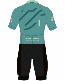 Hawthorn Triathlon Club Men's Full Zip Aero Suit | Triathlon Gear