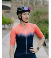 Highlights Fluoro Coral Aero Optimised Cycle Jersey | Cycling Clothing