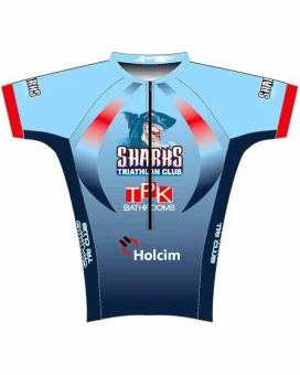 Sharks Triathlon Club Men's Optimise A.I.R. Triathlon Jersey | Triathlon Gear Sharks Triathlon Club Men's Optimise A.I.R. Triathlon Jersey | Triathlon Gear