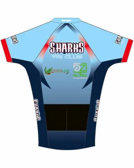 Sharks Triathlon Club Men's Optimise A.I.R. Triathlon Jersey | Triathlon Gear Sharks Triathlon Club Men's Optimise A.I.R. Triathlon Jersey | Triathlon Gear